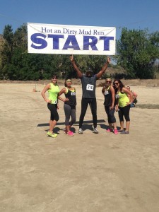 Dr Umar and Staff Before the Race